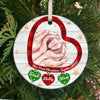 Personalized Our First Christmas Ornament, Family Of 3 Christmas Ornaments