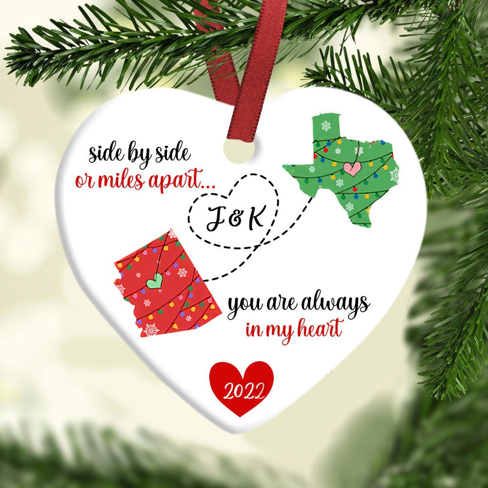 Personalized Christmas Gift For Best Friend Ornament