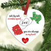 Personalized Christmas Gift For Best Friend Ornament, Best Friends Christmas Ornament