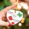 Personalized Christmas Gift For Best Friend Ornament