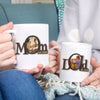 62749-Personalized Mom And Dad Est 2021 Coffee Mug, Dad Est 2021 Mug, Mom Est 2021 Mug, New Parents Mug H0