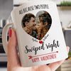63134-Personalized Valentine&#39;s Day Gift For Boyfriend, Girlfriend, All Because Two People Swiped Right Mug H0