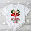 63156-Personalized Valentine&#39;s Day Shirt My Valentine Calls Me Mama Shirt H0