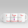 63137-Valentine&#39;s Day Gift For Boyfriend, Girlfriend, I Love You This Much Mug H0