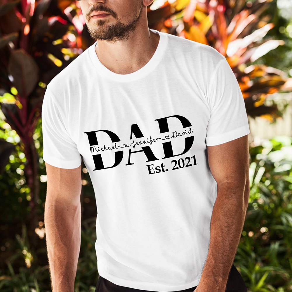 Personalized Gift For Dad Dad Est Shirt