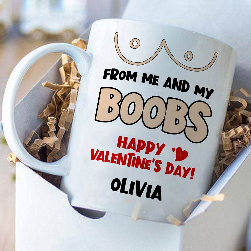 63887-Personalized Funny Valentines Day Gift For Boyfriend Or Husband Naughty Rude Valentines Gift For Him Mug H0