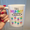 66475-Personalized Gift For Mum Handprint Heart Mug H0