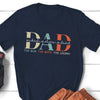 Dad The Man The Myth The Legend Vintage Dad Personalized Shirt