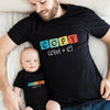 Daddy And Son Daughter Copy Paste First Time Dad Funny Shirt Onesies