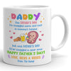 73830-Father&#39;s Day Expecting Dad Funny Beer Daddy To Be Personalized Mug H0