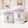 73503-Father&#39;s Day Expecting Dad To Be From The Bump Funny Personalized Mug H0