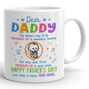 73501-Father&#39;s Day Expecting Dad To Be From The Bump Funny Personalized Mug H7
