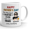 74032-Dad Greatest Farter Funny Father&#39;s Day Best Dad Personalized Mug H1