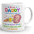 73798-Expecting Dad Funny Father's Day Beer Daddy To Be Dad Personalized Mug H0