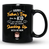 74552-Stepdad Funny Bonus Dad Father&#39;s Day From The Kids Personalized Mug H0