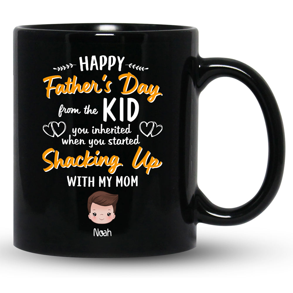 74552-Stepdad Funny Bonus Dad Father's Day From The Kids Personalized Mug H0