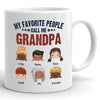 73889-My Favorite People Call Me Grandpa With Grandkids Personalized Mug H2