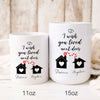 76201-Best Friends I Wish You Lived Next Door Meaningful Personalized Mug H0