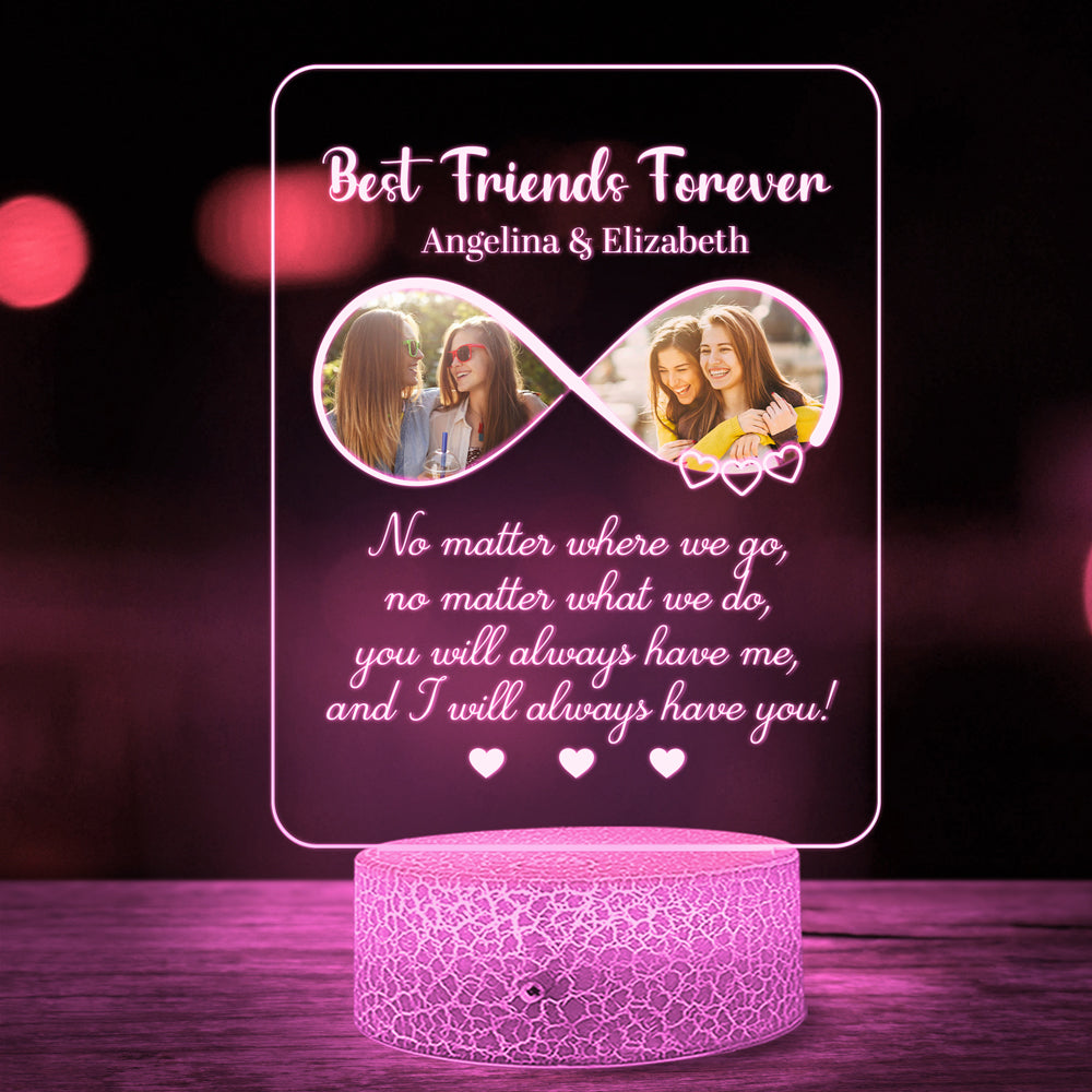 77618-Best Friends Meaningful Photo Personalized Night Light H1