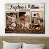 77253-Couple Anniversary Crazy Loud Love For Him For Her Personalized Canvas H4