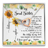 Soul Sister I Love You BFF Sunflower Meaningful Personalized Necklace