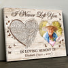78455-Angel Wings Memorial Sympathy Loss Of Mom Dad Personalized Canvas H2