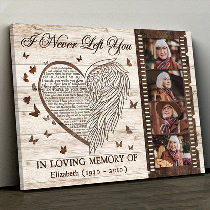 78454-Angel Wings Memorial Sympathy Loss Of Dad Mom Personalized Canvas H3