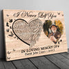 77853-Angel Wings Memorial Sympathy Loss Of Beloved One Personalized Canvas H0