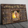 78541-Dog Memorial Pet I&#39;ll Be Waiting At The Door Personalized Canvas H2