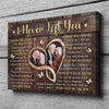 78529-Angel Wings Memorial Sympathy Loss Of Wife Husband Personalized Canvas H4