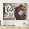 78423-Wedding Anniversary Couple Still Do Wife Husband Personalized Canvas H4