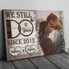 78417-Wedding Anniversary Couple Still Do Wife Husband Personalized Canvas H1