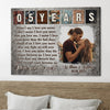 78524-Couple Anniversary Custom Year Love Wife Husband Personalized Canvas H2