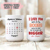 78606-Anniversary Husband I Love You With My Boobs Funny Personalized Mug H0