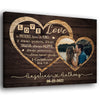 79140-Wife Husband Anniversary Couple Love Custom Year Personalized Canvas H3