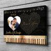 Wedding Song Lyrics Anniversary Wife Husband Personalized Canvas