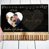 Wedding Song Lyrics Anniversary Wife Husband Personalized Canvas