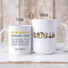 Naughty Cock 5 Stars Anniversary For Husband Funny Personalized Mug