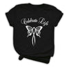 Celebrate life butterfly pink ribbon shirt