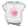 Faith flower daisy 4   Gift for Breast Cancer Awareness Support Tshirt