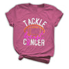 Tackle Breast Cancer Rugby  Gift for Breast Cancer Awareness Support Tshirt