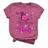 In October we wear Pink Gift for Breast Cancer Awareness Support Tshirt