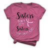 Sisters don&#39;t let sister fight cancer alone  Gift for Breast Cancer Awareness Support Tshirt