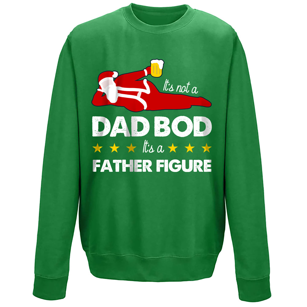 56805-It's Not Dad Bod It's Father Figure Christmas Funny Shirt Gift For Dad H1