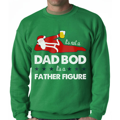 56816-It's Not Dad Bod It's Father Figure Christmas Funny Shirt Gift For Dad H2