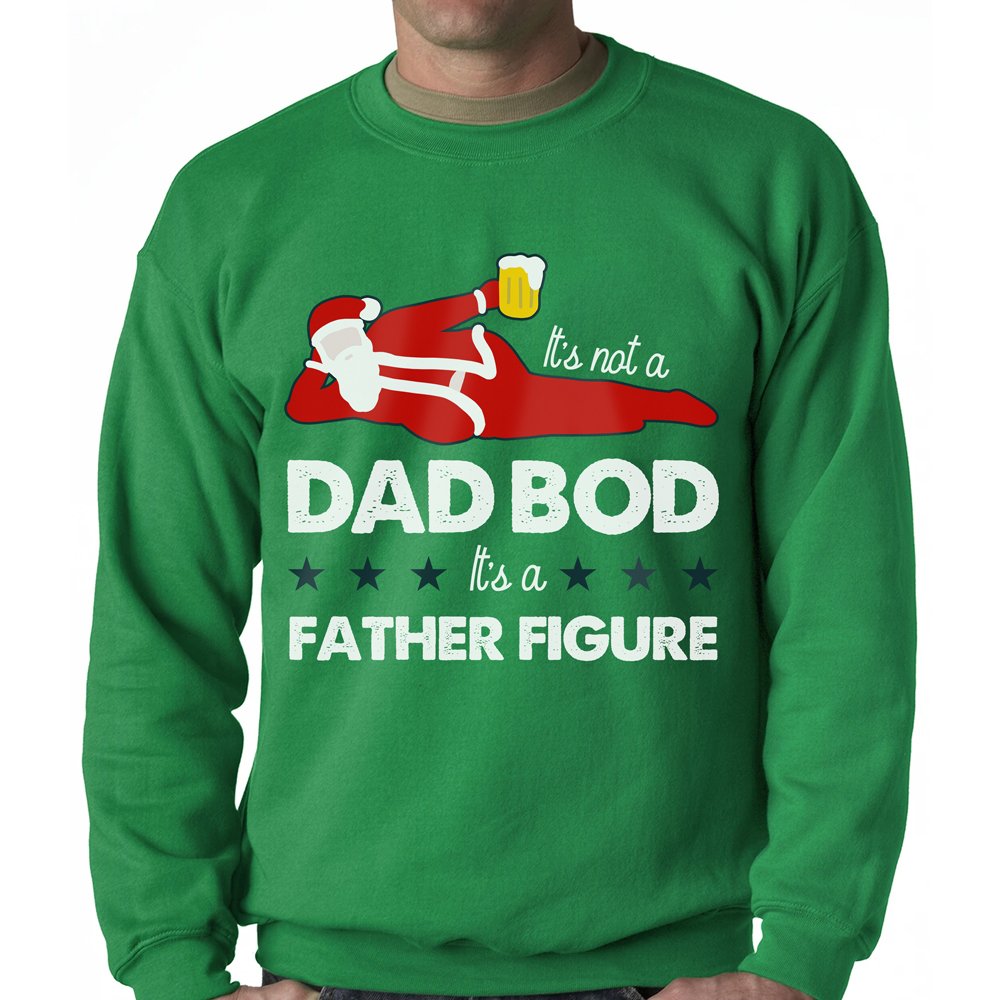 It's Not Dad Bod It's Father Figure Christmas Funny Shirt Gift For Dad
