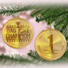 56813-Dad Joke Champion Medal Ornament Funny Christmas Gift For Dad H0