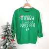 Merry And Pregnant Sweatshirt Christmas Gift For Mom To Be