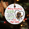 57220-Personalized Best Dog Dad Ever Ornament Christmas Gift For Dog Dad H1
