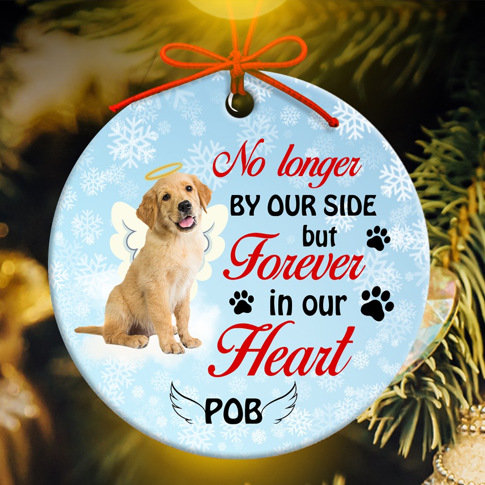 57956-Personalized Forever In Our Heart Pet Memorial Ornament H0